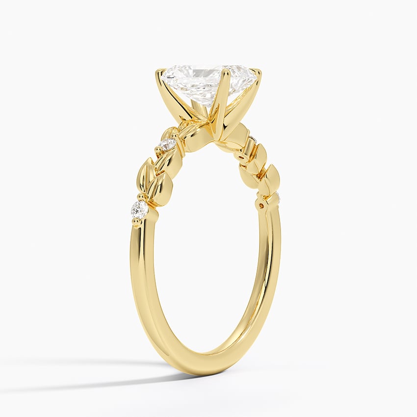 Briar Diamond Ring Yellow Gold 18k Radiant Engagement Ring