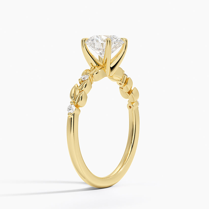 Briar Diamond Ring Yellow Gold 18k Round Engagement Ring