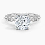 Briar Diamond Ring Platinum Cushion Engagement Ring
