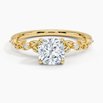 Briar Diamond Ring Yellow Gold 18k Cushion Engagement Ring