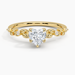 Briar Diamond Ring Yellow Gold 18k Heart Engagement Ring