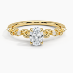 Briar Diamond Ring Yellow Gold 18k Oval Engagement Ring