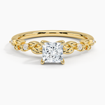 Briar Diamond Ring Yellow Gold 18k Princess Engagement Ring