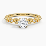 Briar Diamond Ring Yellow Gold 18k Round Engagement Ring