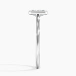 Margot Bezel Ring Platinum Radiant Engagement Ring