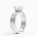 Alden Diamond Ring Platinum Asscher Engagement Ring