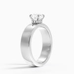 Alden Diamond Ring Platinum Cushion Engagement Ring
