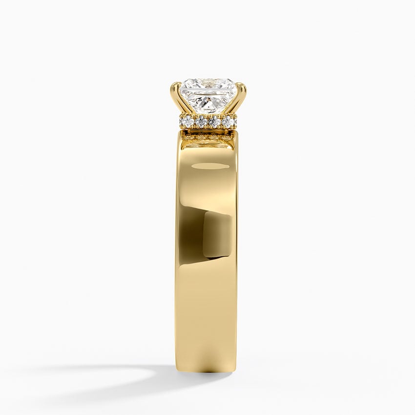 Alden Diamond Ring Yellow Gold 18k Princess Engagement Ring