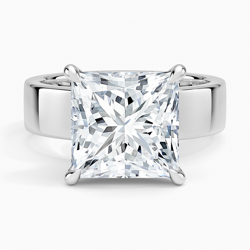 Alden Diamond Ring Platinum Princess Engagement Ring