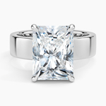 Alden Diamond Ring Platinum Radiant Engagement Ring