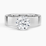 Alden Diamond Ring Platinum Round Engagement Ring