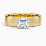 Alden Diamond Ring Yellow Gold 18k Asscher Engagement Ring