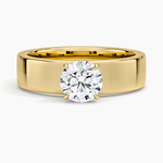 Alden Diamond Ring Yellow Gold 18k Round Engagement Ring