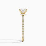 Demi Three-Quarter Coverage Diamond Ring (1/3 ct. tw.) Yellow Gold 18k Princess Engagement Ring