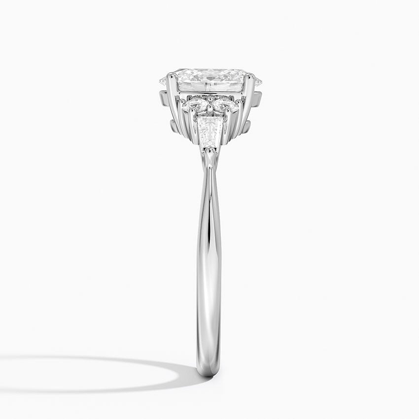 Yvonne Diamond Ring Platinum Oval Engagement Ring