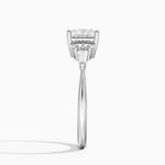 Yvonne Diamond Ring Platinum Princess Engagement Ring
