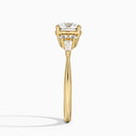 Yvonne Diamond Ring Yellow Gold 18k Round Engagement Ring