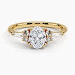Yvonne Diamond Ring Yellow Gold 18k Oval Engagement Ring