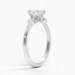 Fiore Diamond Ring Platinum Heart Engagement Ring