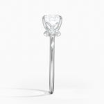 Fiore Diamond Ring Platinum Princess Engagement Ring