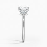 Fiore Diamond Ring Platinum Radiant Engagement Ring