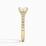 Sienna Half Coverage Hidden Accents Diamond Ring (1/2 ct. tw.) Yellow Gold 18k Radiant Engagement Ring