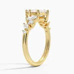 Olivetta Tapered Diamond Ring (1/2 ct. tw.) Yellow Gold 18k Marquise Engagement Ring