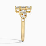 Olivetta Tapered Diamond Ring (1/2 ct. tw.) Yellow Gold 18k Marquise Engagement Ring