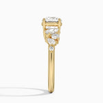 Olivetta Tapered Diamond Ring (1/2 ct. tw.) Yellow Gold 18k Round Engagement Ring