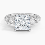 Olivetta Tapered Diamond Ring (1/2 ct. tw.) Platinum Princess Engagement Ring