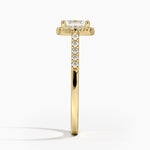 Odessa Halo Diamond Ring (1/5 ct. tw.) Yellow Gold 18k Asscher Engagement Ring