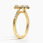 Odessa Halo Diamond Ring (1/5 ct. tw.) Yellow Gold 18k Marquise Engagement Ring