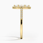 Odessa Halo Diamond Ring (1/5 ct. tw.) Yellow Gold 18k Marquise Engagement Ring
