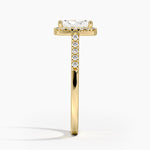 Odessa Halo Diamond Ring (1/5 ct. tw.) Yellow Gold 18k Radiant Engagement Ring