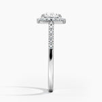 Odessa Halo Diamond Ring (1/5 ct. tw.) Platinum Round Engagement Ring