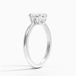 Elle Solitaire Ring Platinum Oval Engagement Ring