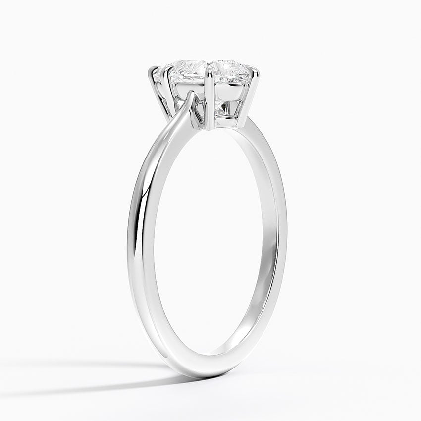 Elle Solitaire Ring Platinum Pear Engagement Ring