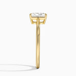Elle Solitaire Ring Yellow Gold 18k Radiant Engagement Ring