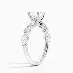 Grand Versailles Diamond Ring Platinum Asscher Engagement Ring