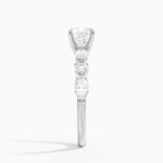 Grand Versailles Diamond Ring Platinum Cushion Engagement Ring
