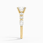 Grand Versailles Diamond Ring Yellow Gold 18k Oval Engagement Ring