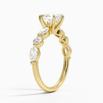 Grand Versailles Diamond Ring Yellow Gold 18k Pear Engagement Ring