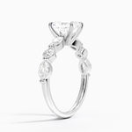 Grand Versailles Diamond Ring Platinum Radiant Engagement Ring