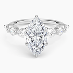Grand Versailles Diamond Ring Platinum Marquise Engagement Ring