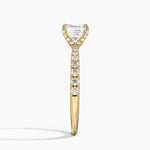 Freesia 2mm Diamond Ring (1/3 ct. tw.) Yellow Gold 18k Asscher Engagement Ring