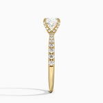 Freesia 2mm Diamond Ring (1/3 ct. tw.) Yellow Gold 18k Cushion Engagement Ring