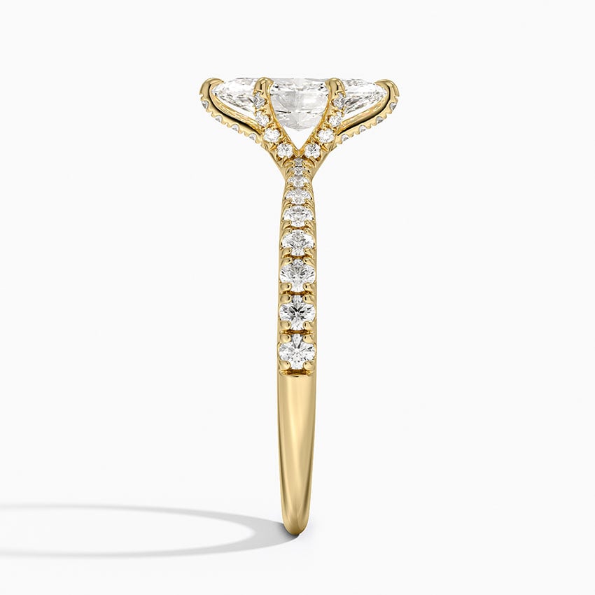 Freesia 2mm Diamond Ring (1/3 ct. tw.) Yellow Gold 18k Marquise Engagement Ring
