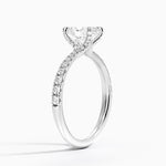 Freesia 2mm Diamond Ring (1/3 ct. tw.) Platinum Oval Engagement Ring