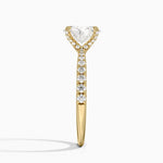 Freesia 2mm Diamond Ring (1/3 ct. tw.) Yellow Gold 18k Oval Engagement Ring