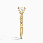 Freesia 2mm Diamond Ring (1/3 ct. tw.) Yellow Gold 18k Round Engagement Ring